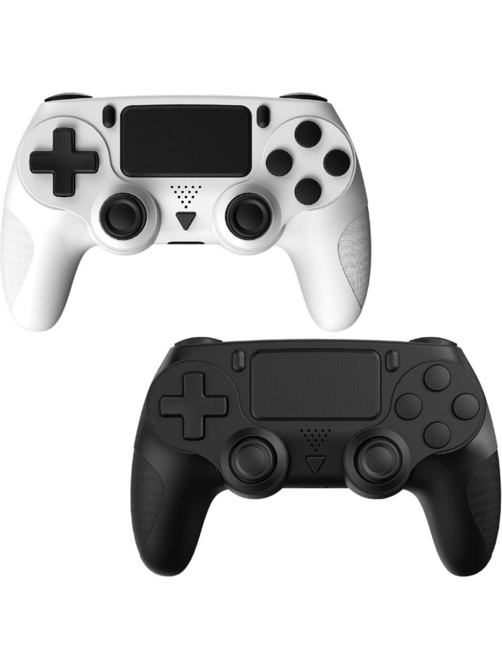 2 Pack Wireless Game Controllers for PS4/PC - Ergonomic, Non-Slip Grip, Dual